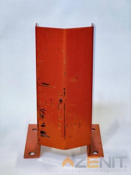 Oszlopvédő U típus 160/400 mm festett narancssárga használt